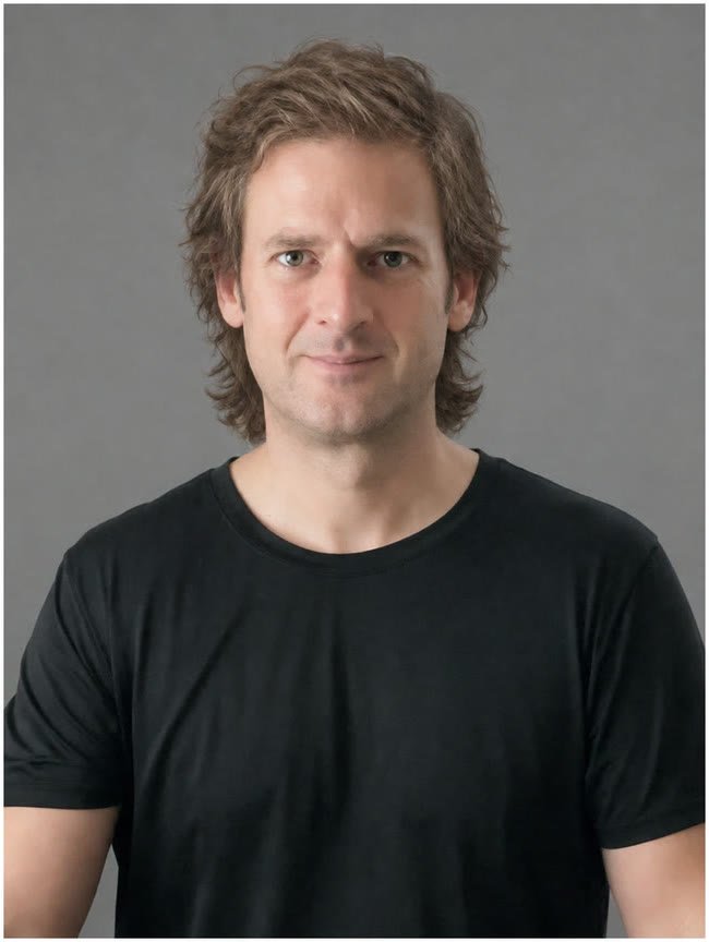 Me with long hair, close-up from the character sheet